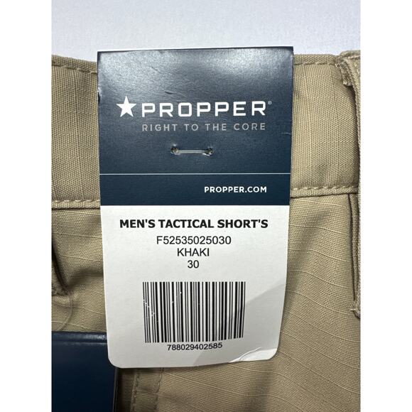 NWT Propper Men's Tan Lightweight Tactical Cargo Shorts - Size 30 (30x9) - Picture 3 of 7